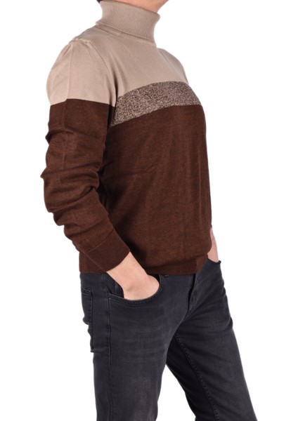 BRNG-21189 Tam Balıkçı Kazak/koyu Haki/xl indirimleri