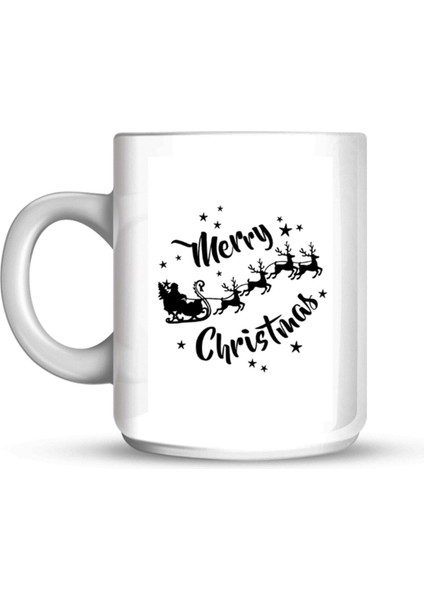 Mutlu Noeller Anları Kupası Özel Tasarım Beyaz