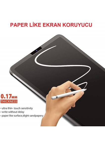 Apple iPad Air 11INÇ 2024 Paper Like Mat Ekran Koruyucu A2902 A2903 A2904