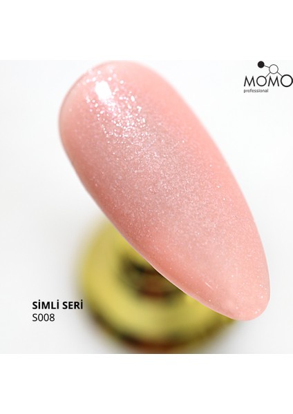 Kalıcı Oje S008 Açık Yavruağzı, Gümüş Simli- 14ML fiyatları