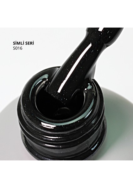 Kalıcı Oje S016 Hafifi Simli Siyah- 14ML
