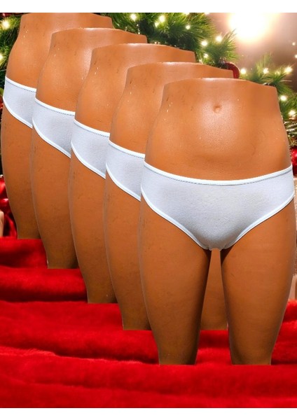 Désir 5 Adet Düşük Bel Kadın Ekru Bikini Külot fırsatları
