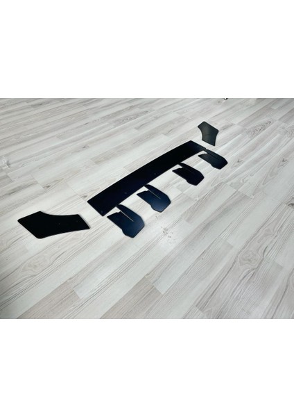 Vw Golf 7.5 Arka Flap/splitter Gti Mat Siyah 2017- indirimleri