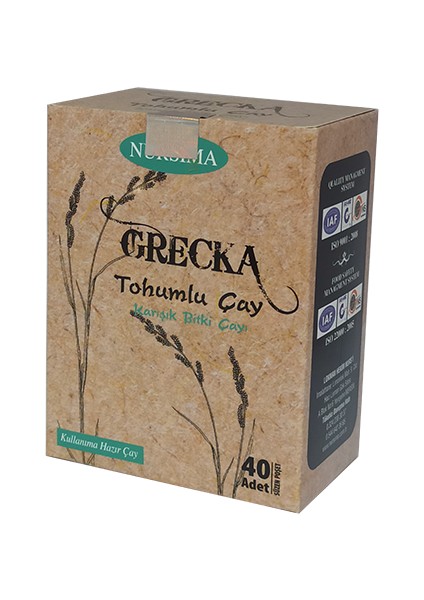 Greçka Tohumlu Karışık Bitki Çayı 40 'lı Süzen Poşet