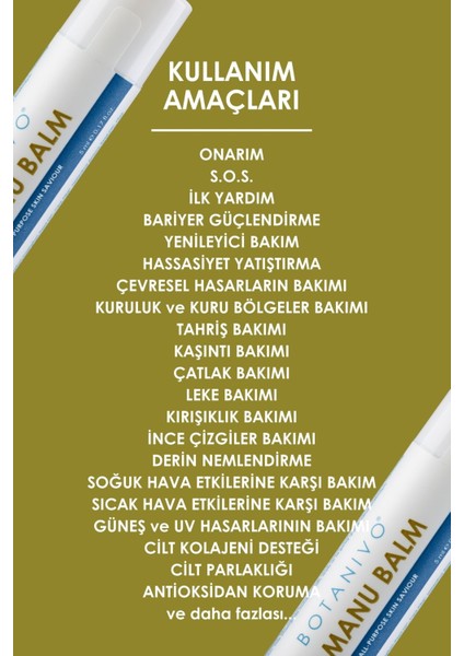 Çok Amaçlı Tamanu Balm | Cilt Kurtarıcı, Onarıcı, Yatıştırıcı | 5 ml Stick