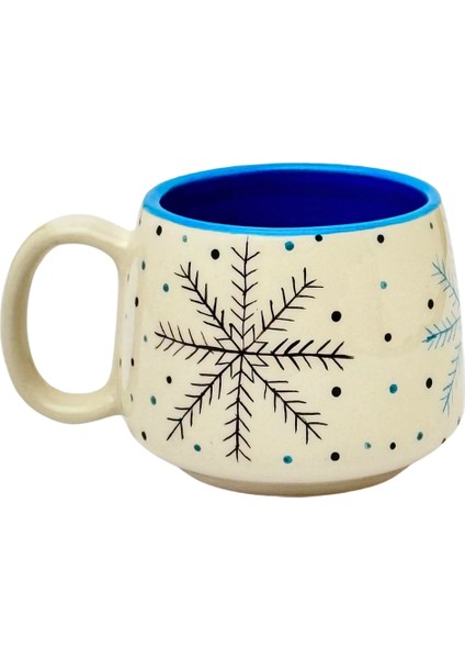 Kartanesi Double Nescafe Kupa, Yeni Yıl, El Yapımı Seramik Kupa, Seramik Kupa, Mug, Nescafe Kupası fırsatları
