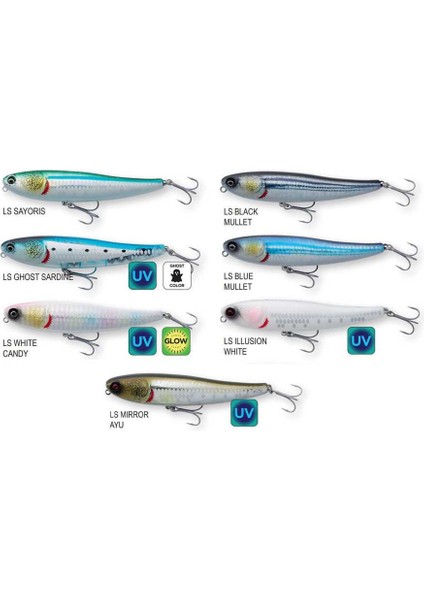 Bullet Mullet 5.5 cm 3.3gr Sahte Balık Lsblue Mullet