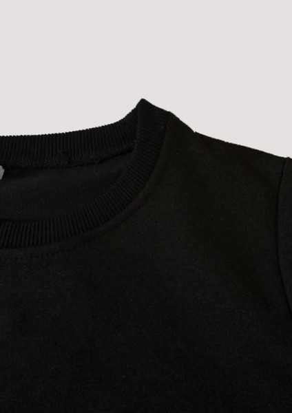 Hello Kitty Melody Baskılı Çocuk Bisiklet Yaka 3 Iplik Sweatshirt Eşofman Takımı