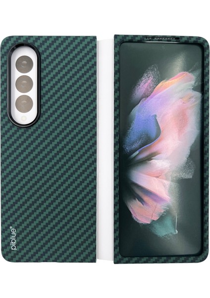 Samsung Galaxy Z Fold 4 Uyumlu Karbon Seri Arka Koruma Kılıf