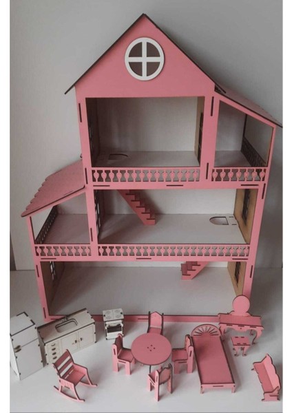Ahşap Barbie Evi modelleri