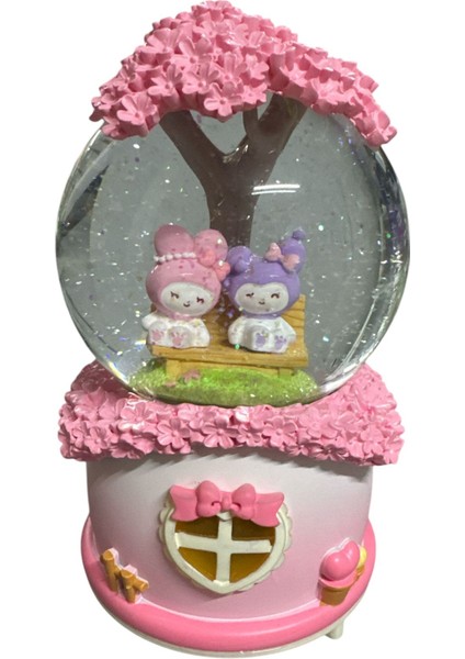 Kuromi My Melody Işıklı Müzikli Dönen Otomatik Püskürtmel