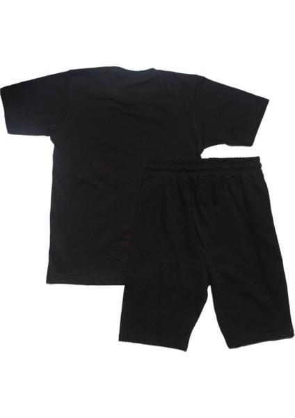 Erkek Çocuk Siyah Survivor Yazılı Cepli Şortlu 2'li Takım fiyatları
