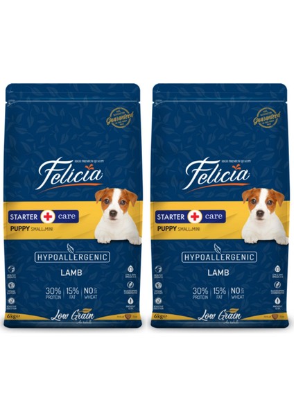 Hypoallergenic Kuzulu Pirinçli Küçük Irk Düşük Tahıllı Yavru Köpek Maması 6kg - 2 Adet
