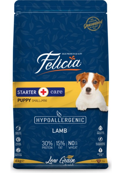 Hypoallergenic Kuzulu Pirinçli Küçük Irk Düşük Tahıllı Yavru Köpek Maması 6kg - 2 Adet