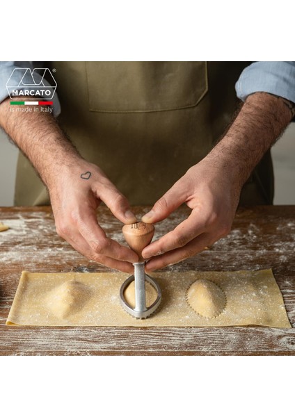 Classic Line Ravioli Kalıbı (Oval 100MM)