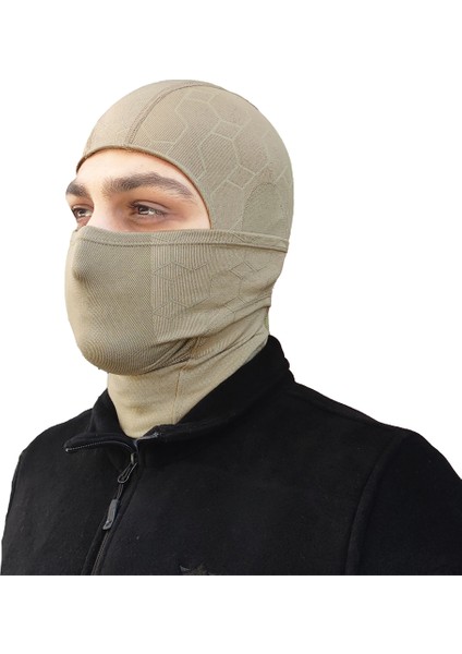 Kum Rengi Termal Rüzgar Geçirmez Balaklava Kar Maskesi indirimleri