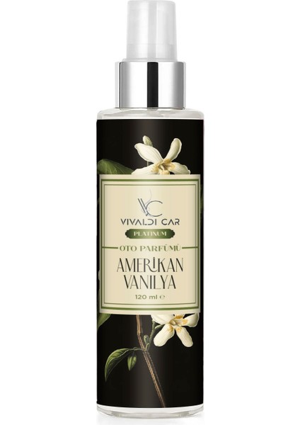 Platinium Amerikan Vanilya Araba Araç Oto Kokusu Parfümü Sprey 120 ml modelleri