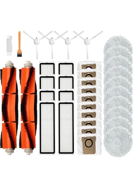 Ecovacs Deebot Için Yan Fırçalı Paspas Sterilizasyon Hepa Filtre Toz Torbası (Yurt Dışından)