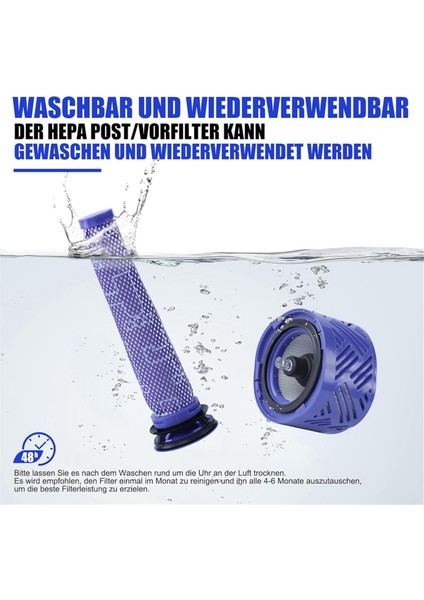 Karcher DS5800 DS6000 2.860-273.0 Elektrikli Süpürge Için Hepa Filtre (Yurt Dışından)