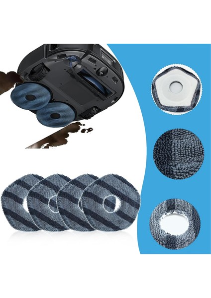 Xiaomi Serisi Mi Robot Vakum-Paspas Için 2 Paket Ana Fırça (Yurt Dışından)