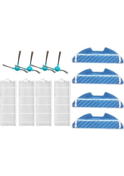 Listar Rx3, Rx5, Rx9, RX10 / Cecotec Conga 1290 1390 1590 Yedek Parçalar Aksesuar Filtre Yan Fırça Paspası Için (Yurt Dışından)