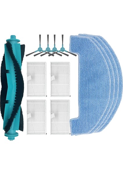 Ecovacs Deebot T30 Pro Omni Ana Yan Fırça Filtresi Paspas Toz Torbası Için (Yurt Dışından)