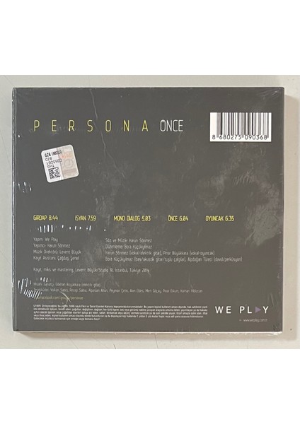 Persona Önce CD