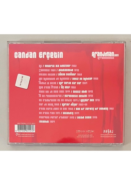 Candan Erçetin - Aranjman 2011 CD