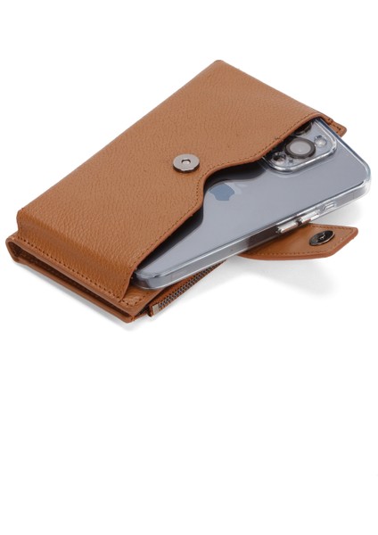 Erkek Taba Hakiki Deri El Portföy Telefonluk Kartlık ve Cüzdan new289