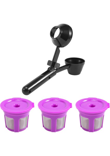 Yeniden Kullanılabilir Kahve Pod Filtreleri Keurig K-Duo K-Mini 1.0 2.0 K-Serisi ve Seçili Tek Fincan Kahve Makineleri Için Kahve Kaşığı (Yurt Dışından)