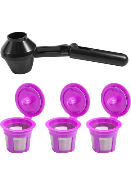 Yeniden Kullanılabilir Kahve Pod Filtreleri Keurig K-Duo K-Mini 1.0 2.0 K-Serisi ve Seçili Tek Fincan Kahve Makineleri Için Kahve Kaşığı (Yurt Dışından)