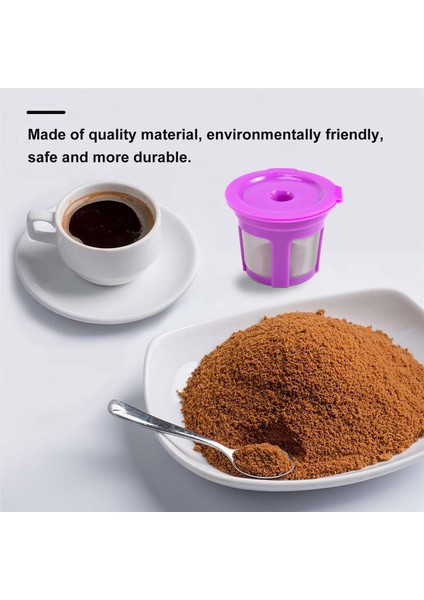 Yeniden Kullanılabilir Kahve Pod Filtreleri Keurig K-Duo K-Mini 1.0 2.0 K-Serisi ve Seçili Tek Fincan Kahve Makineleri Için Kahve Kaşığı (Yurt Dışından)
