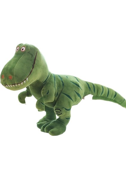 Baskılı Dinozor Yeşil Gri Tyrannosaurus Rex Bebek Peluş Oyuncak (Yurt Dışından)