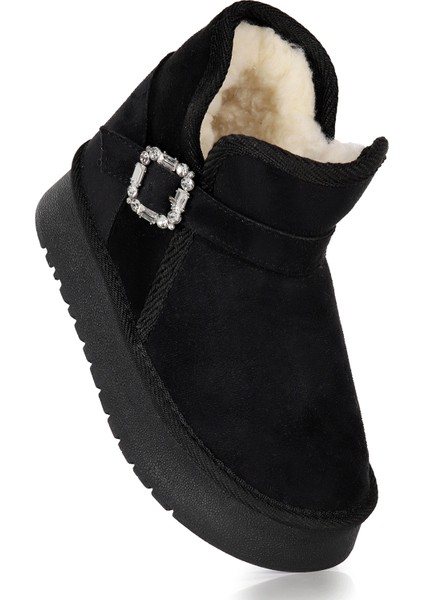 Rokca Nubuk Kemerli Kız Çocuk Bot Ayakkabı