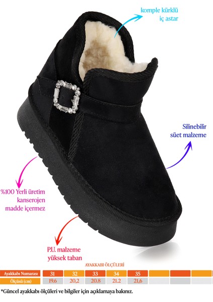 Rokca Nubuk Kemerli Kız Çocuk Bot Ayakkabı fiyatları