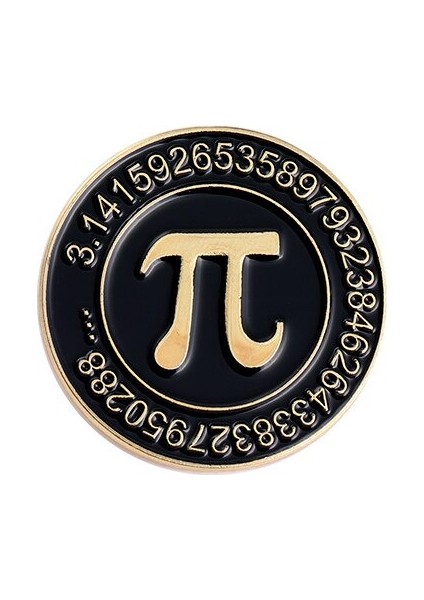 A Yaratıcı Bilim Mine Pim Sihirli Element Saatler Matematik Pi Broş Rozeti Çanta Sırt Çantası Aksesuarları Hediye Öğrenci Öğretmen Için (Yurt Dışından)