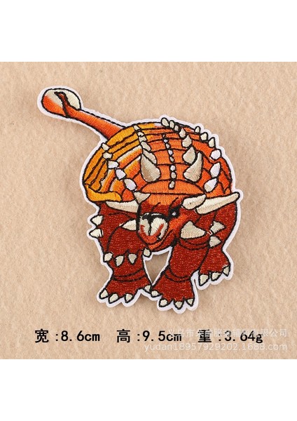 Dinozor Laser Kesimli Kıyafet Yamaları Tasarım Bez Stickerlar Jura Dönemi Tyrannosaurus Rex Dinozor (Yurt Dışından)