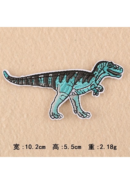 Dinozor Laser Kesimli Kıyafet Yamaları Tasarım Bez Stickerlar Jura Dönemi Tyrannosaurus Rex Dinozor (Yurt Dışından)