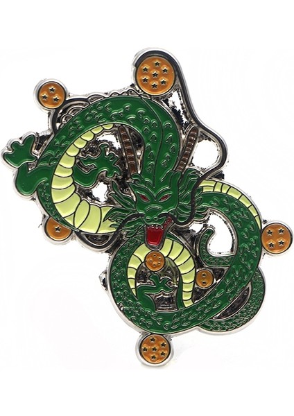 L392 Ejderha Shenron Metal Emaye Şapka Iğnesi Broşlar Ejderha Çanta Rozeti Çocuklar Hediye (Yurt Dışından)