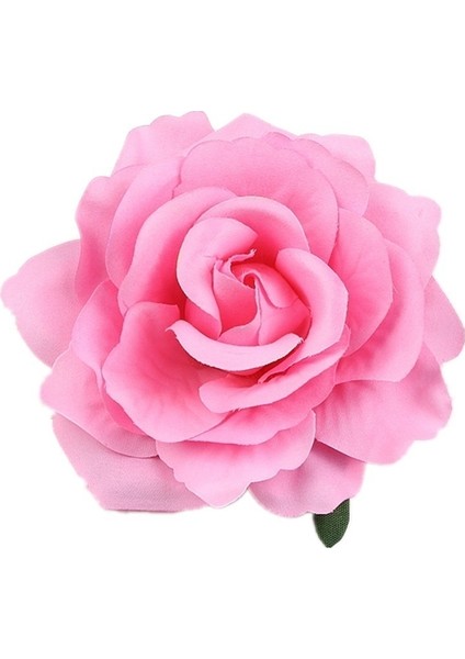 Beyaz ve Pembe Tarzı No.18 Boyutu Vintage Büyük Gül Çiçeği Saç Tokası Gelin Broşu Prom Rocka Billy Saç Iğnesi Korsaj Düğün Gelin Tacı (Yurt Dışından)