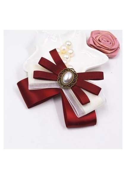 Mor Tarzı 2017 Zaman Sınırlı Doğrudan Satış Broşu Kore Kurdele Broş Yaka Çiçekler ve Papyon Kolej Rüzgar Retro Kumaş Korsaj (Yurt Dışından) fiyatları