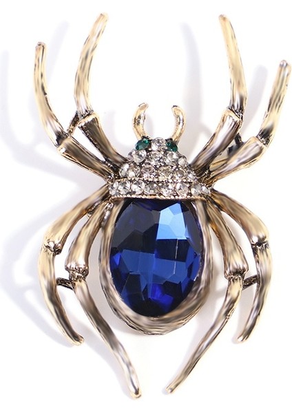 Gri Tarzı Antika Altın Örümcek Broş Taşlı Kristal Yaka Broş Düğün Aksesuarı Hediyelik Eşya (Yurt Dışından) modelleri