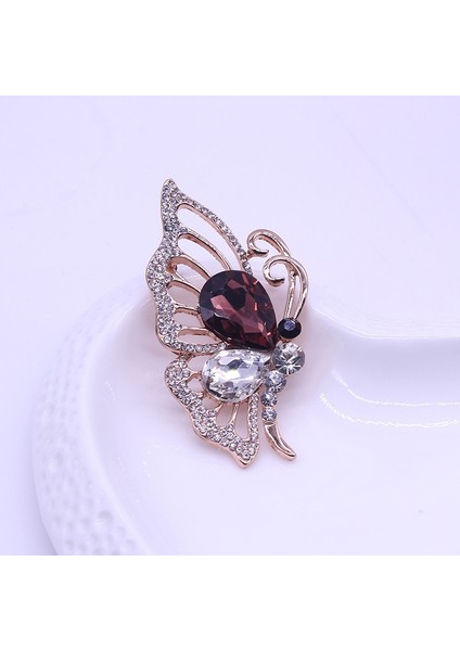 Kadın Broş Kelebek Kristal Araba Takım Yaka Broş Korsaj Gömlek Sevgililer Hediyesi (Yurt Dışından) fırsatları