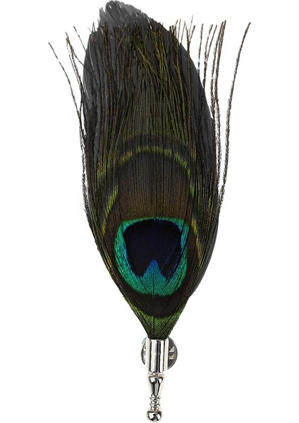 Yeşil Stil Retro Tavus Kuşu Tüyü Broşlar Broş Düğün Parti Şık Elbise Dekorasyonu (Yurt Dışından) fırsatları