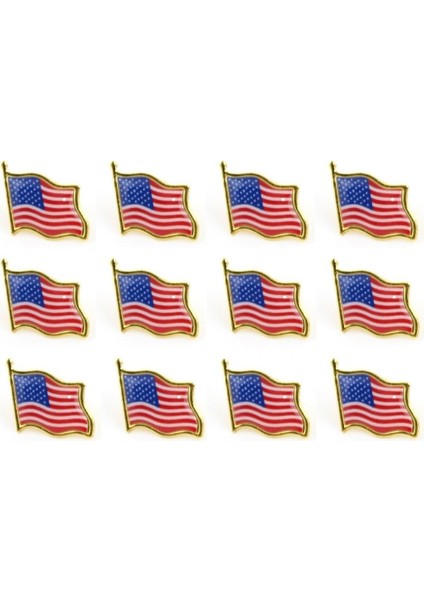 1 Parça Giyim Süsleme Erkek Kadın Amerikan Bayrağı Stil Papyon Abd Şapka Kravat Iğnesi Rozeti Broş. (Yurt Dışından)