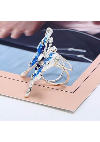 Açık Mor Tarzı Moda Klasik Üç Halkalı Kelebek Şekilli El Yapımı Inci Detaylı Şal Tokası Eşarp Tutucu Klips Broş Mücevherler (Yurt Dışından) fırsatları