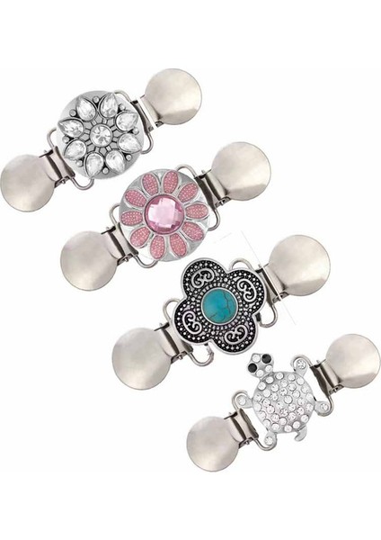 C2 2020 Yeni Tasarım Vintage Kazak Şal Klips Elbise Hırka Yaka Klips Çiçek Desen Klips Kadın Kızlar (Yurt Dışından) fiyatları