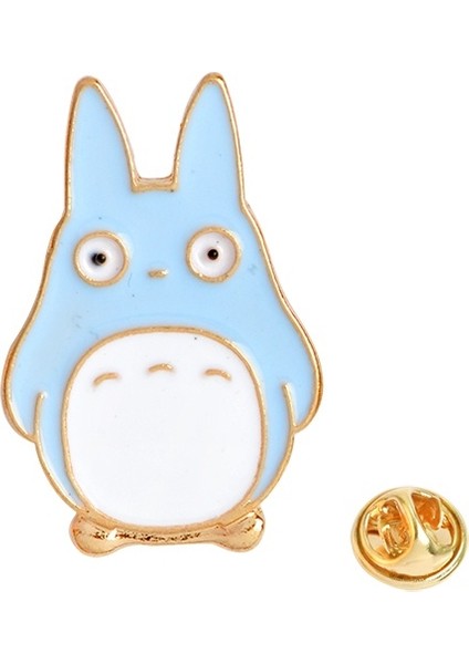 No.3 Boyutu Komşum Totoro Serisi Broo Emaye Metal Kawaii Hayvan Broş Seti Kot Ceket Yaka Pim Rozeti (Yurt Dışından)