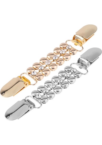 Altın Tarzı Kadınlar Için Hollow Crystal Broş Kardigan Klipsi Şal Klipsi Süveter Klipsi Broş (Yurt Dışından)