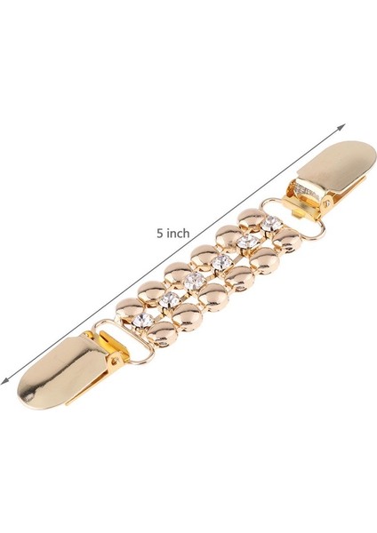 Altın Tarzı Kadınlar Için Hollow Crystal Broş Kardigan Klipsi Şal Klipsi Süveter Klipsi Broş (Yurt Dışından)